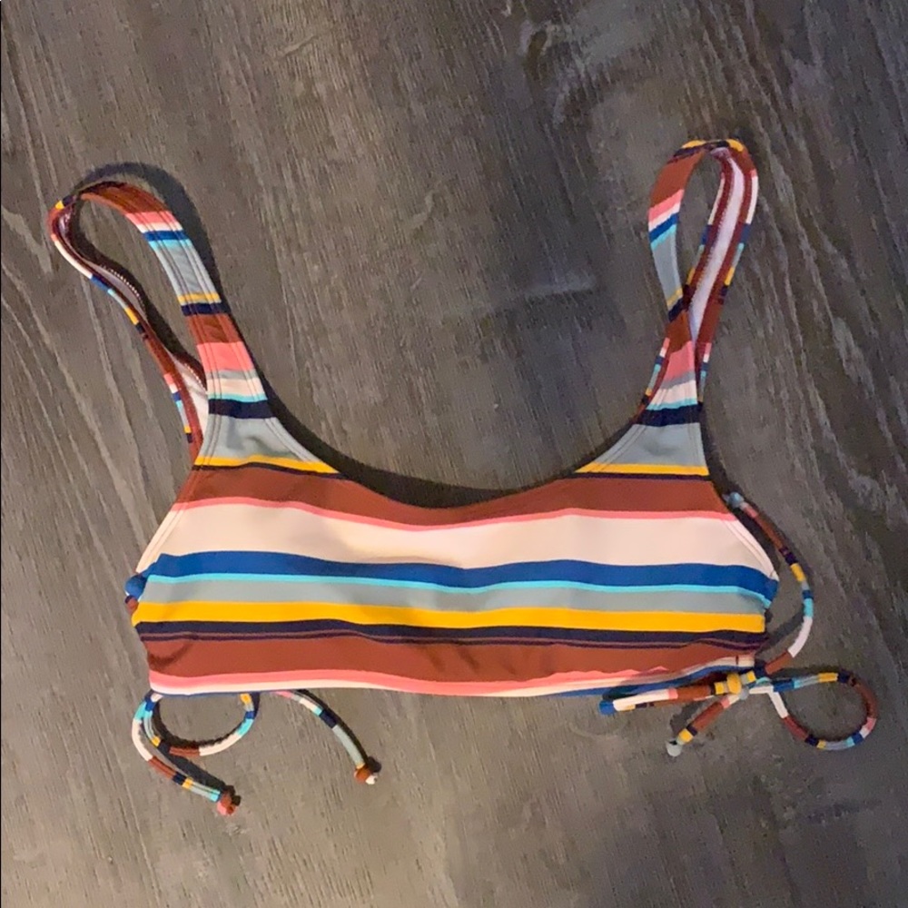 Striped Swimsuit Top